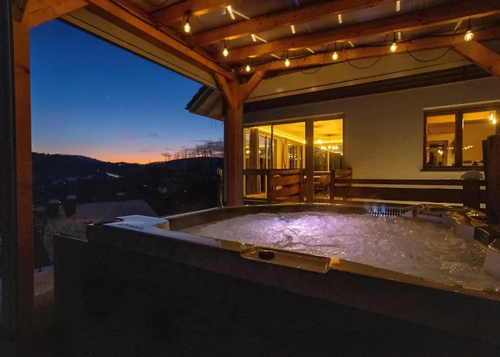 Jaworowa Hill - Luksusowy Dom - Sauna Oraz Jacuzzi Feriehus