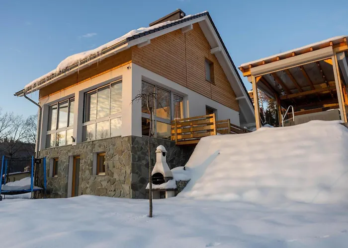 Jaworowa Hill - Luksusowy Dom - Sauna Oraz Jacuzzi Feriehus Brenna