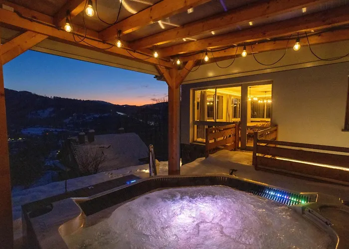 Jaworowa Hill - Luksusowy Dom - Sauna Oraz Jacuzzi Feriehus
